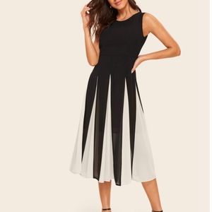 Black and white midi